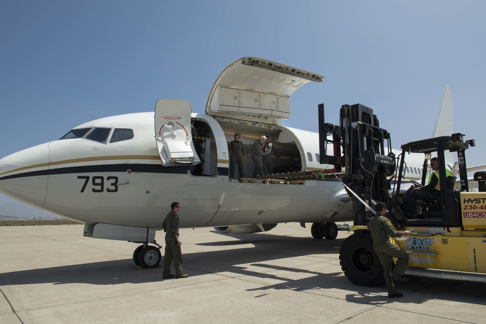 Fleet Logistics Support Wing Supports First CMV-22 Osprey Detachment Embarked with a Carrier Strike Group