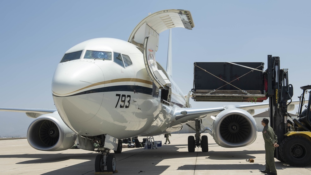 Fleet Logistics Support Wing Supports First CMV-22 Osprey Detachment Embarked with a Carrier Strike Group