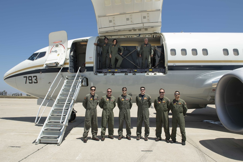 VR-57 Sailors Pose for Group Photo