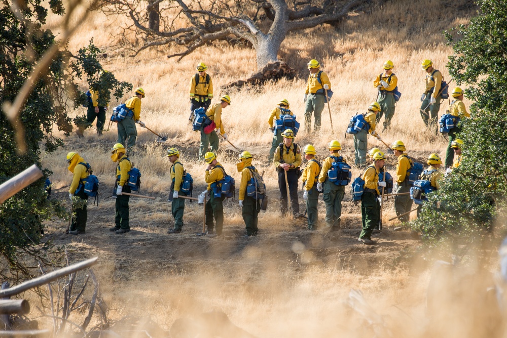 California State Guard Fire Training