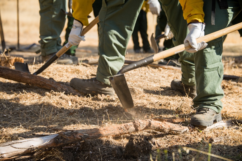 California State Guard Fire Training