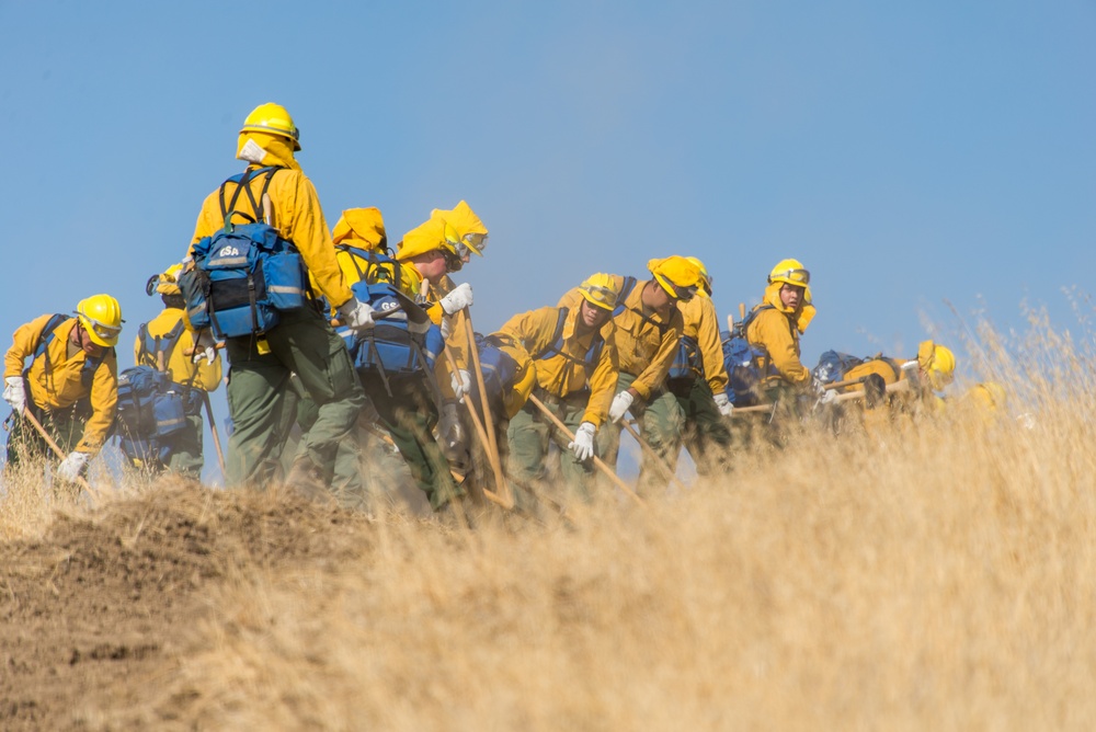 California State Guard Fire Training