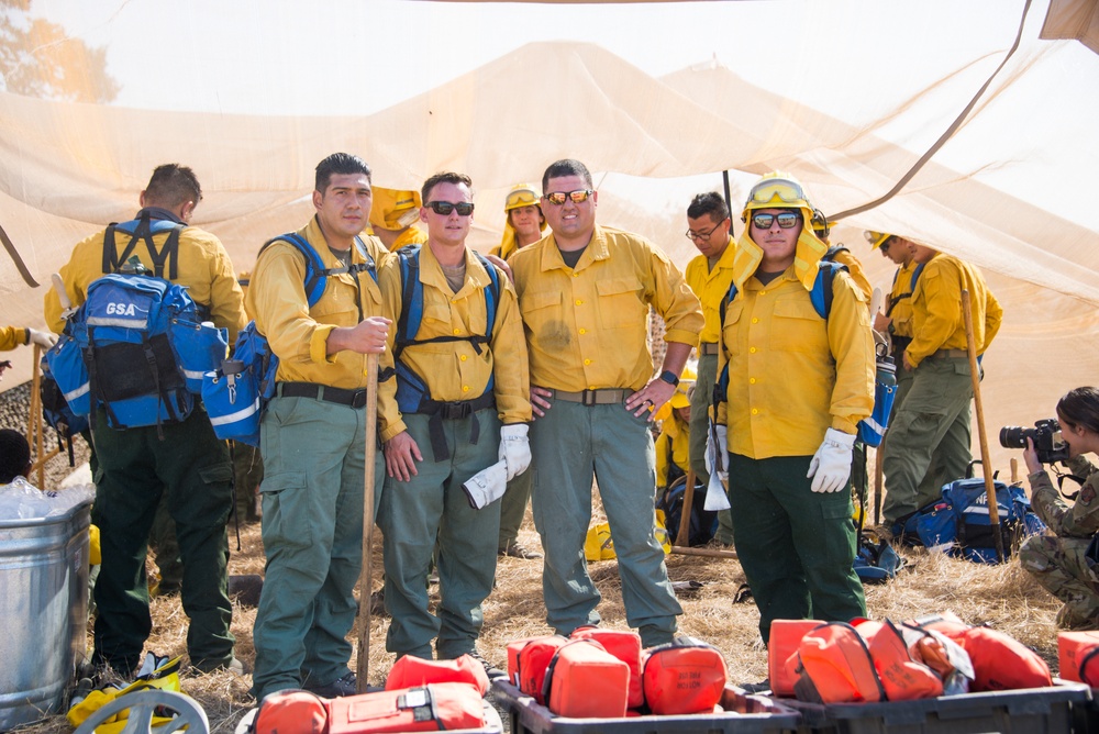 California State Guard Fire Training