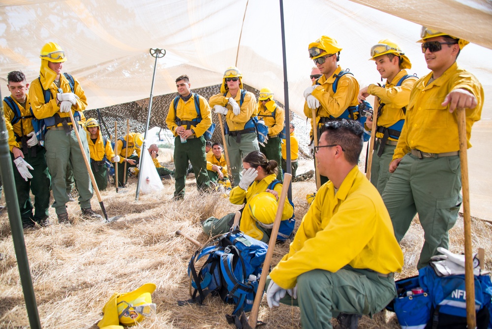 California State Guard Fire Training