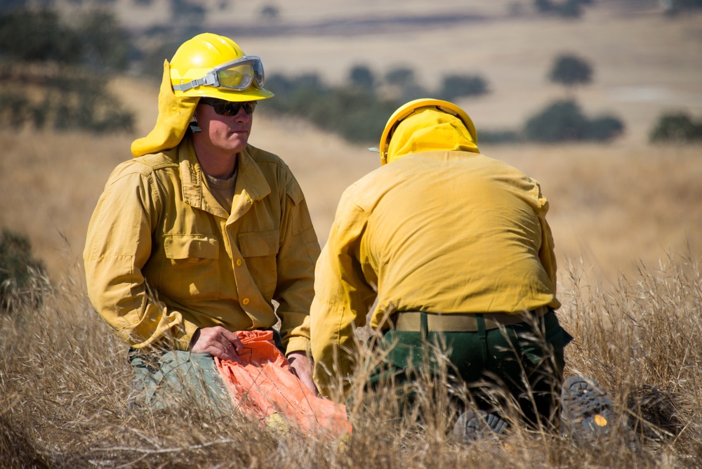 California State Guard Fire Training