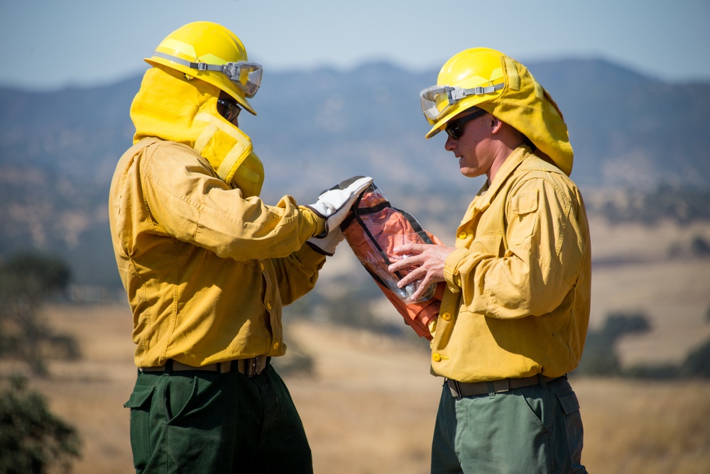 California State Guard Fire Training