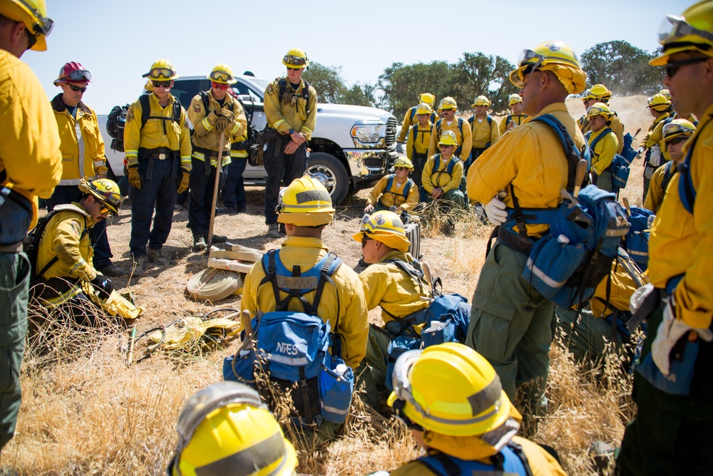 California State Guard Fire Training