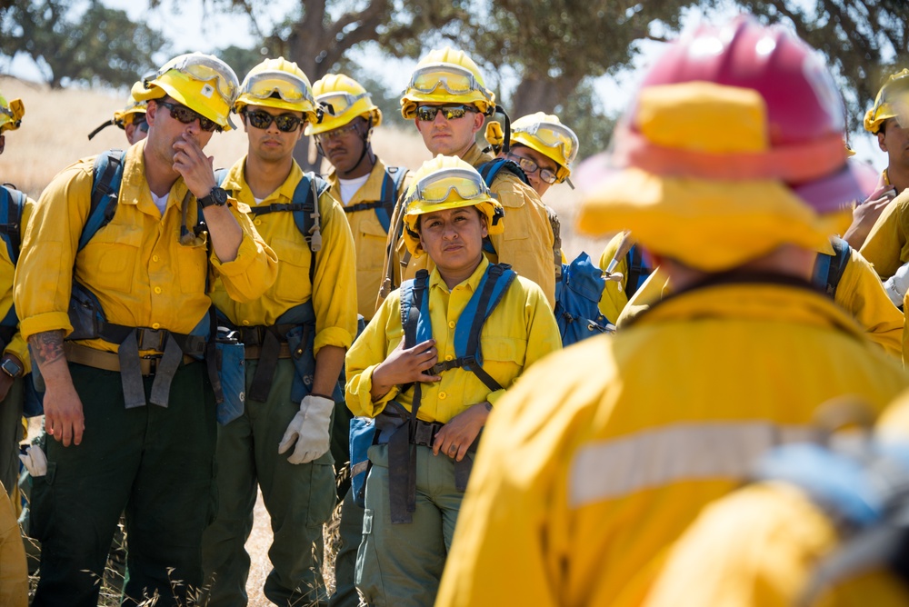 California State Guard Fire Training