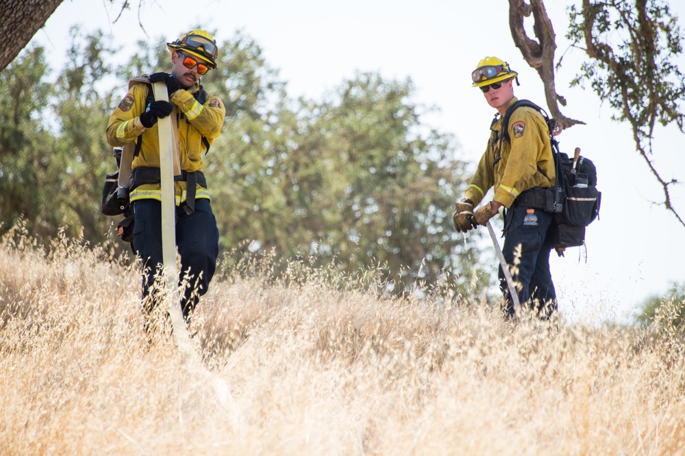 California State Guard Fire Training