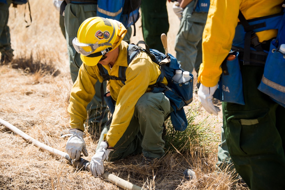 California State Guard Fire Training