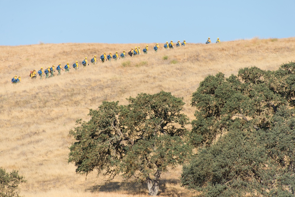 California State Guard Fire Training