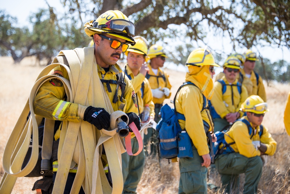 California State Guard Fire Training