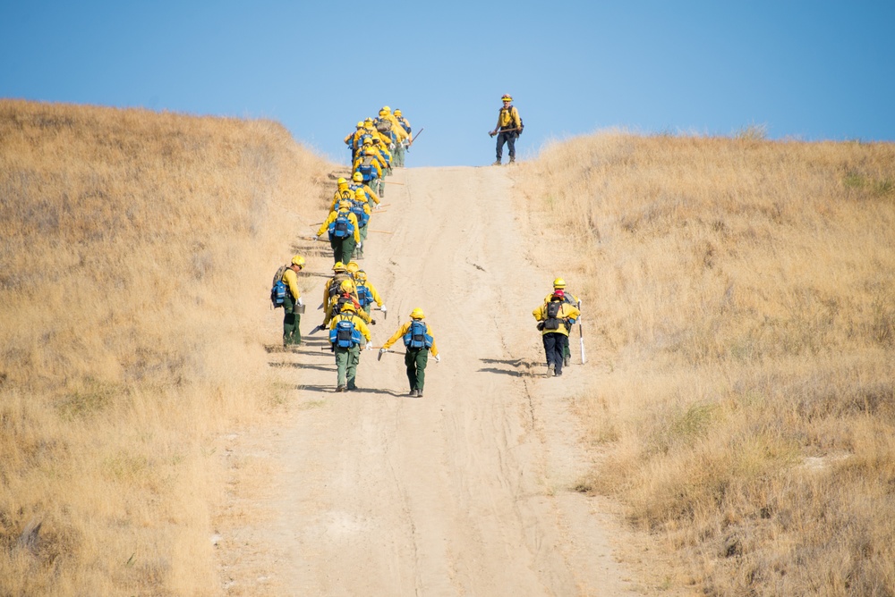 California State Guard Fire Training