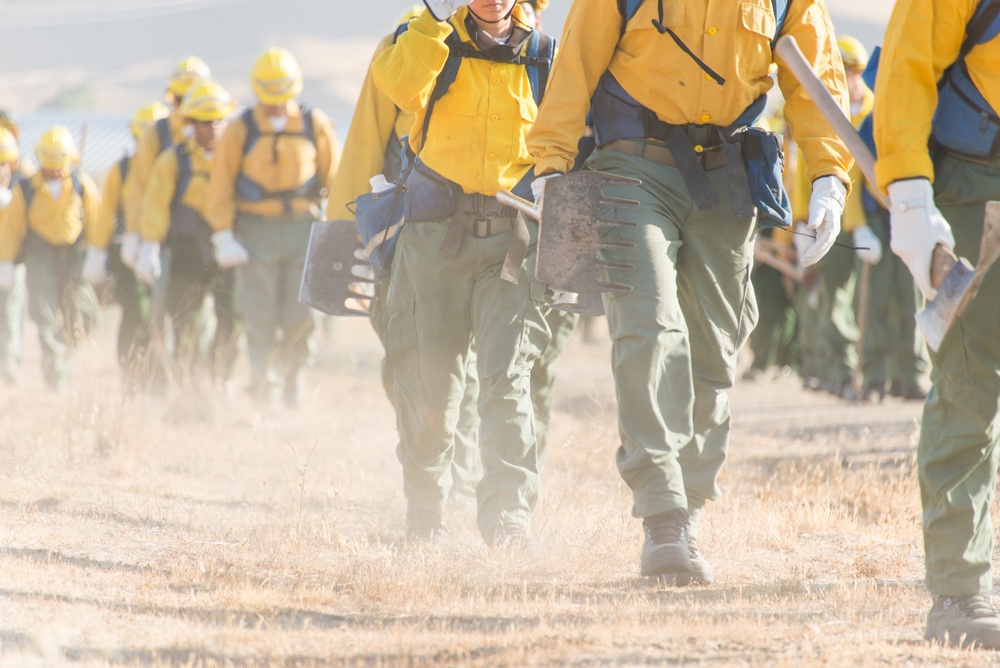 California State Guard Fire Training