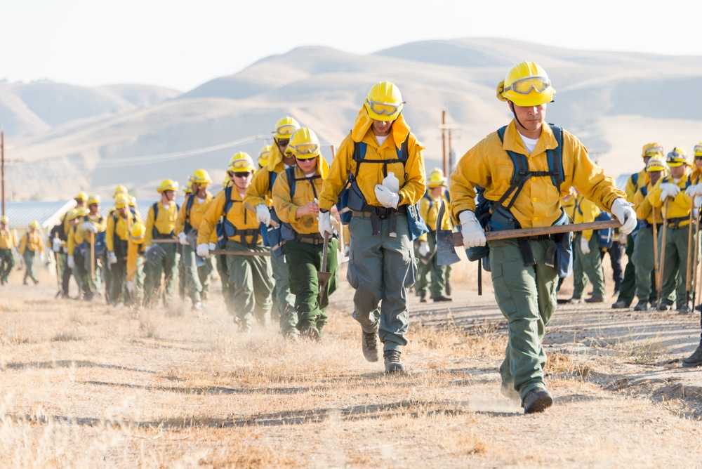 California State Guard Fire Training