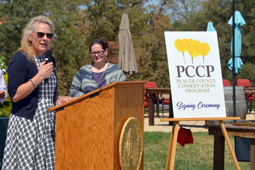 Placer County Conservation Program signing ceremony