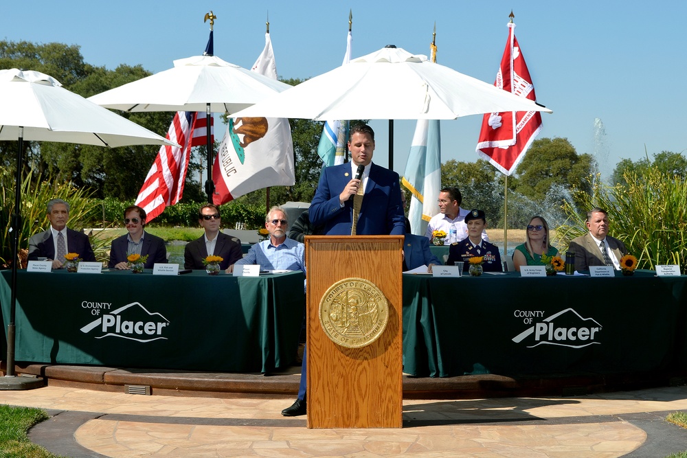 Placer County Conservation Program signing ceremony