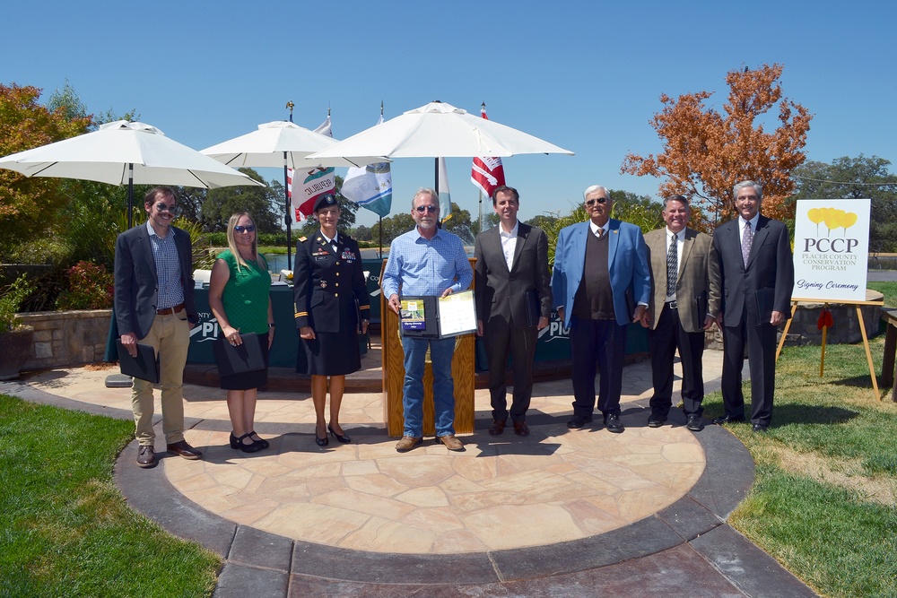 Placer County Conservation Program signing ceremony