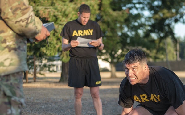 7th ID Soldiers Conduct ACFT on JBLM