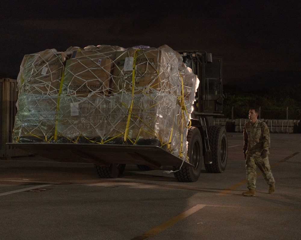 Postal charter plane keeps Okinawa mail on-time