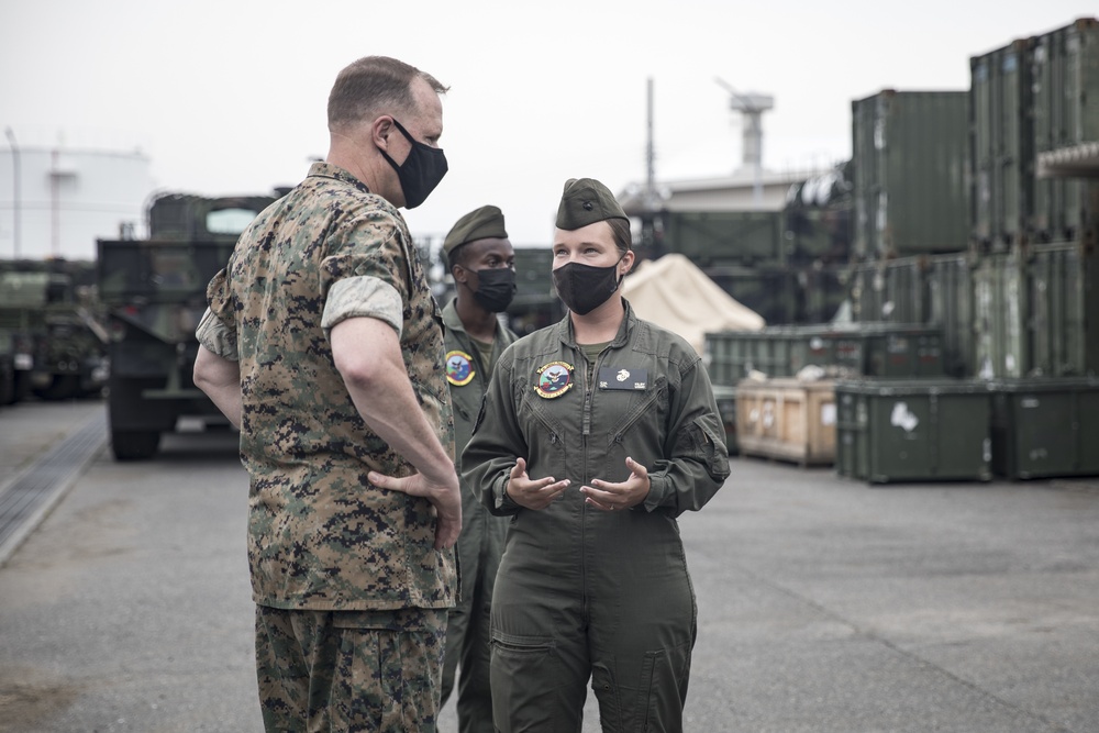 Deputy Commandant for Aviation visits MAG-12