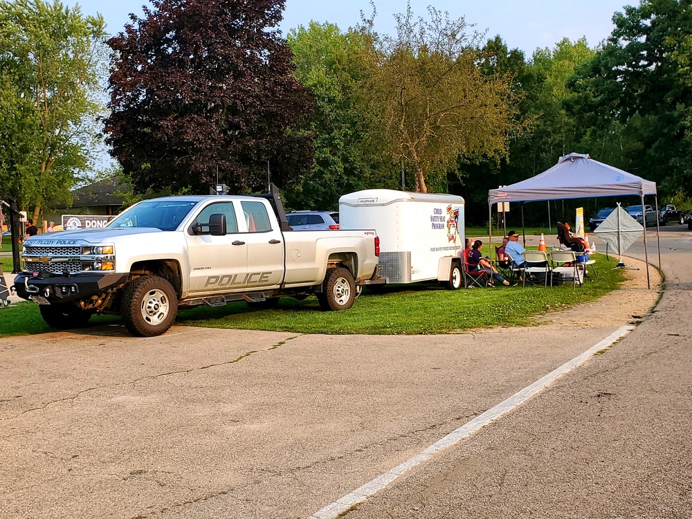 Fort McCoy police, fire personnel support 2021 Monroe County National Night Out