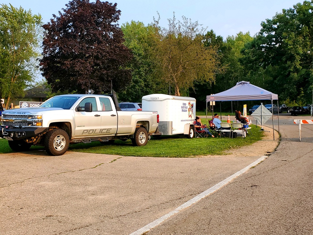 Fort McCoy police, fire personnel support 2021 Monroe County National Night Out