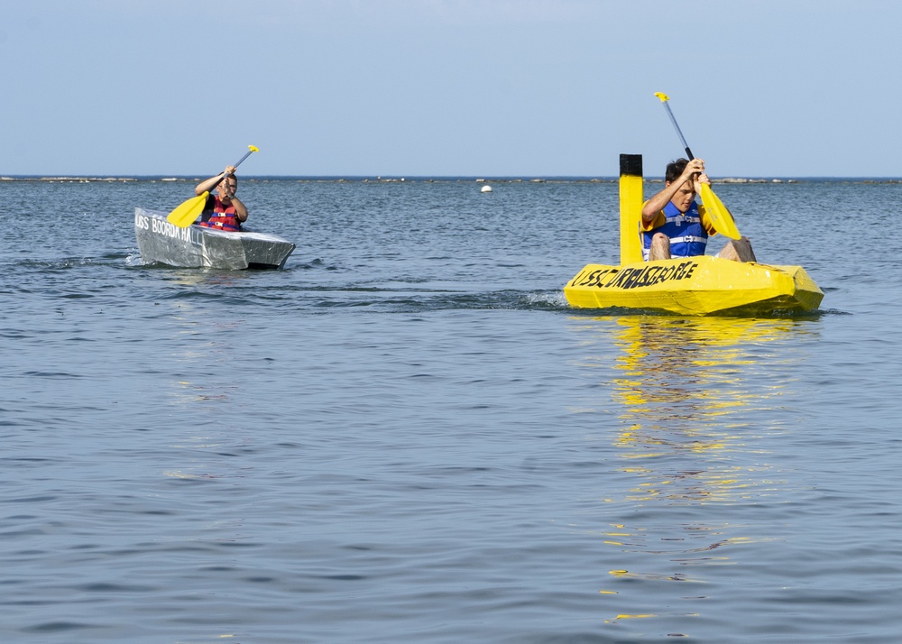 Great Lakes MWR’s Cardboard Boat Regatta 2021