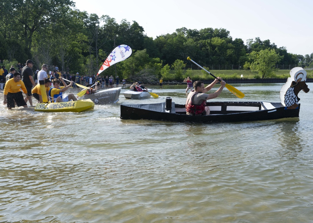 Great Lakes MWR’s Cardboard Boat Regatta 2021