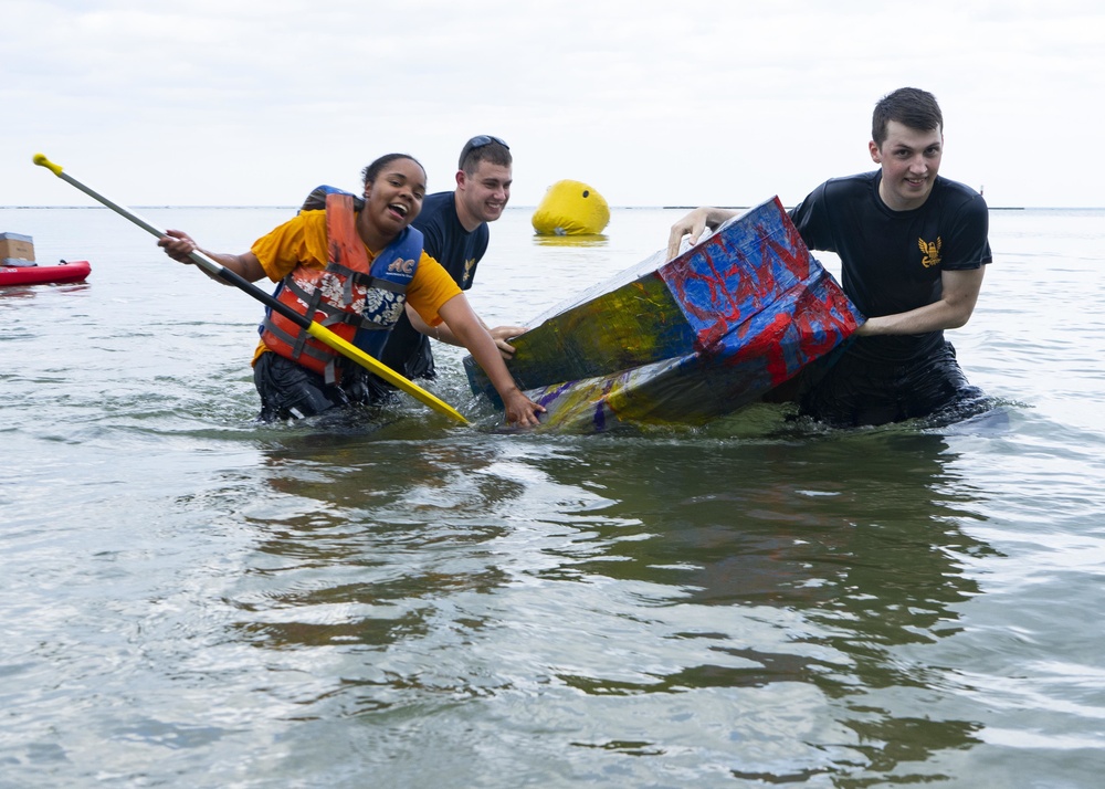 Great Lakes MWR’s Cardboard Boat Regatta 2021