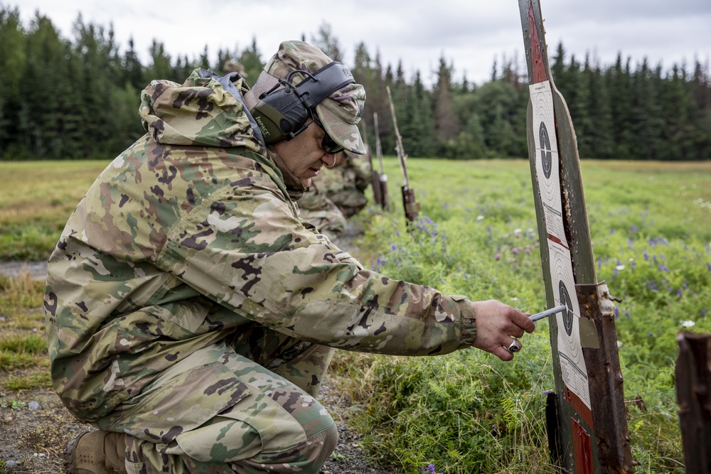 297th RSG HHC zeroing range day