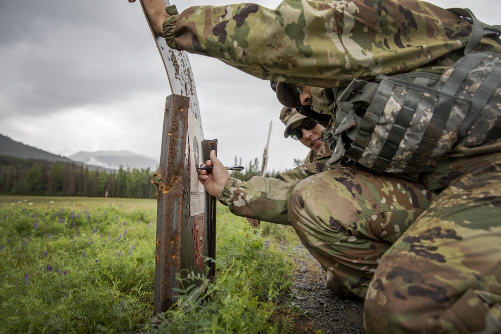 297th RSG HHC zeroing range day