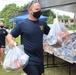 Guam Based Sailors and Visiting Marines Assist With Food Commodity Distribution