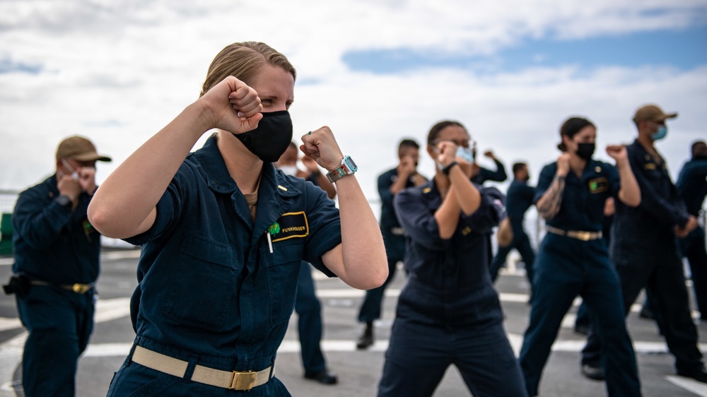 USS O'Kane Conducts Security Training