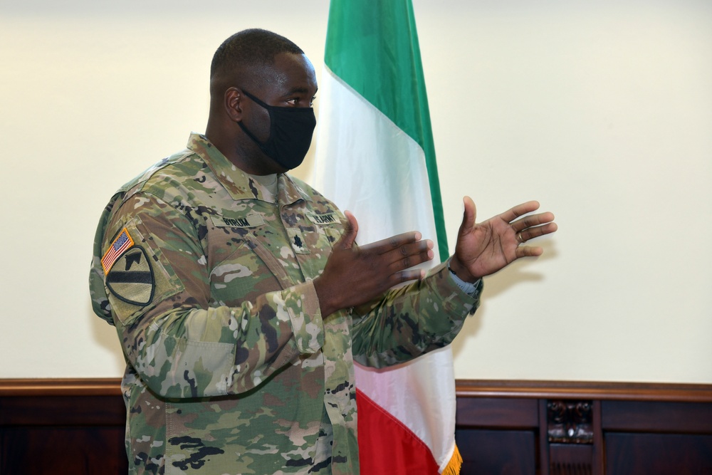 Award Ceremony, South European Task Force, Italian Army Carabinieri