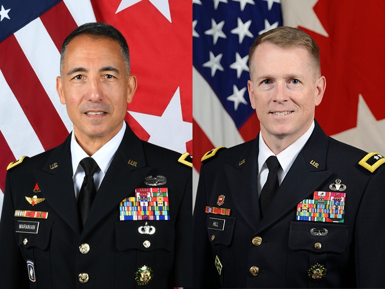 New assignments announced for MG Stephen J. Maranian, MG David C. Hill
