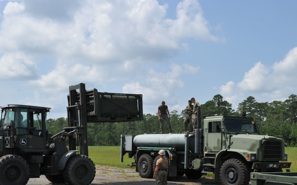 Seabees and Marines conduct ADR evolution at Marine Corps Air Station Cherry Point, NC