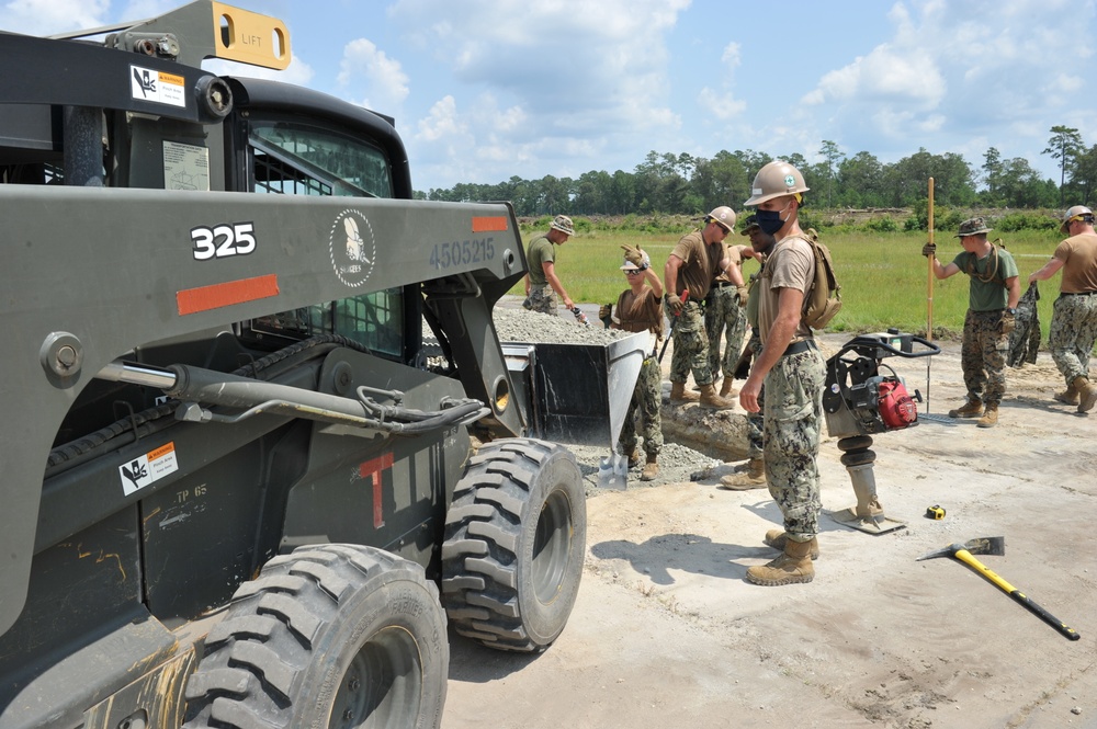 Seabees and Marines conduct ADR evolution at Marine Corps Air Station Cherry Point, NC