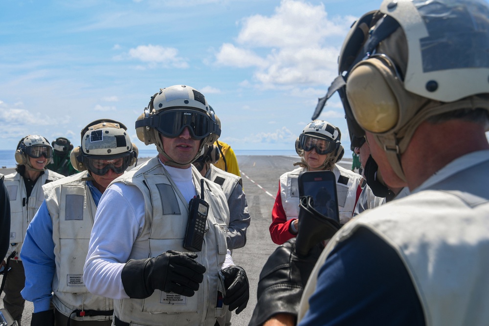 Truman is conducting readiness training in the Atlantic Ocean in preparation for future operations.