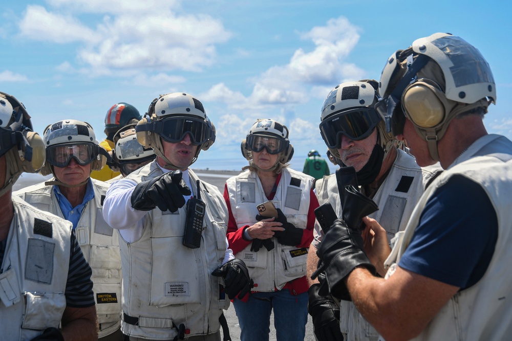Truman is conducting readiness training in the Atlantic Ocean in preparation for future operations.