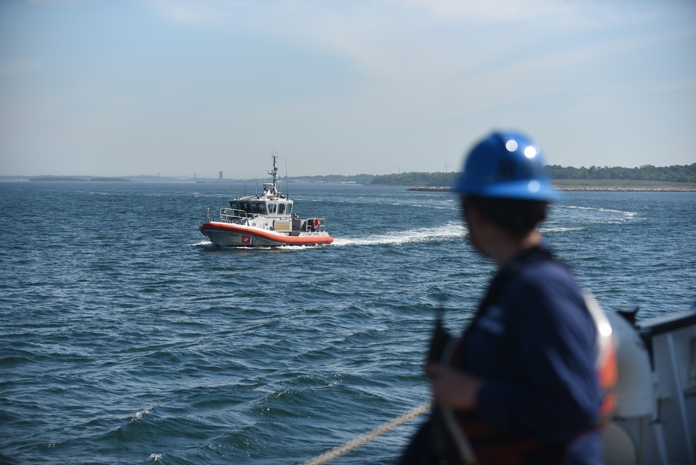 Coast Guard Cutter Juniper conducts Burial at Sea