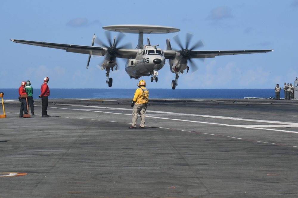 Truman is conducting readiness training in the Atlantic Ocean in preparation for future operations.