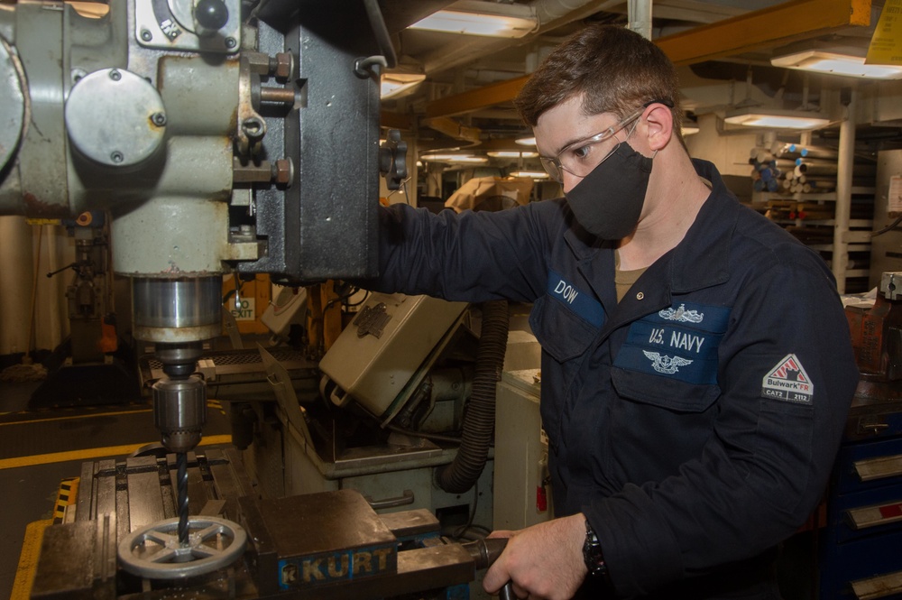 Truman is conducting readiness training in the Atlantic Ocean in preparation for future operations.