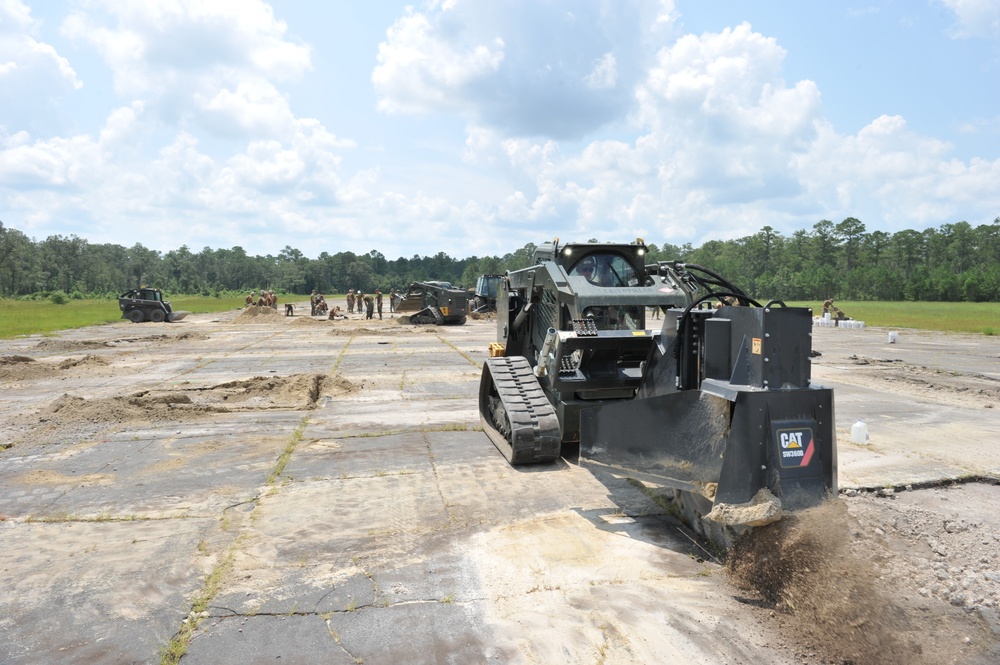 Seabees and Marines conduct ADR evolution at Marine Corps Air Station Cherry Point, NC