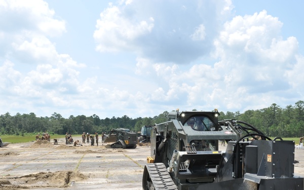 Seabees and Marines conduct ADR evolution at Marine Corps Air Station Cherry Point, NC