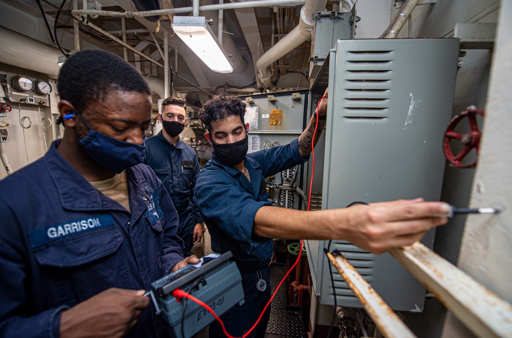 Truman is conducting readiness training in the Atlantic Ocean in preparation for future operations.