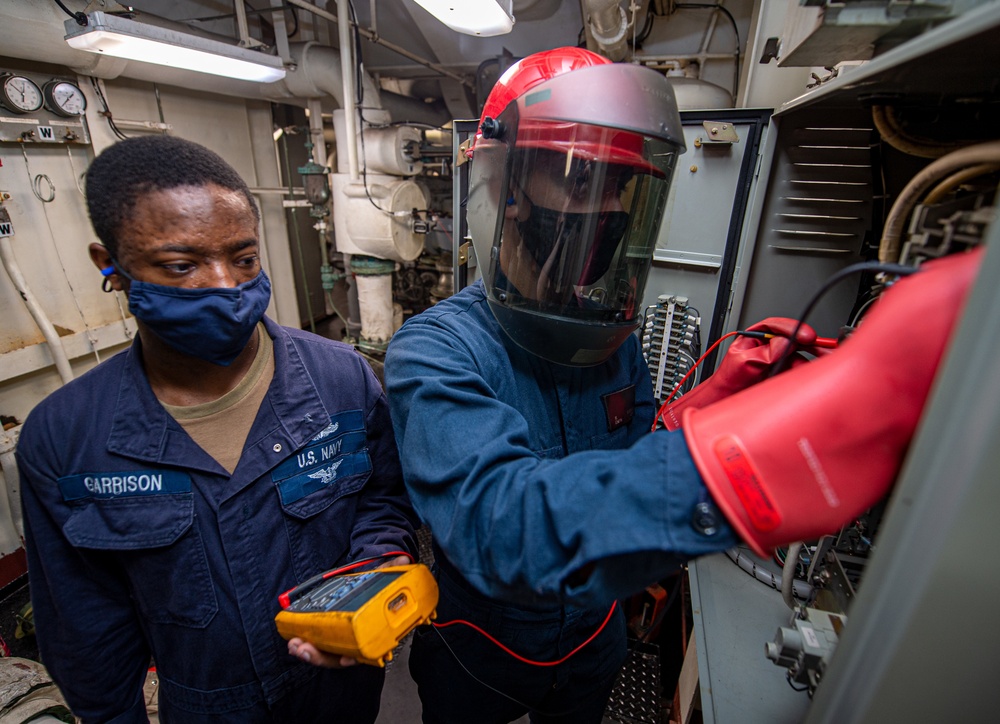 Truman is conducting readiness training in the Atlantic Ocean in preparation for future operations.