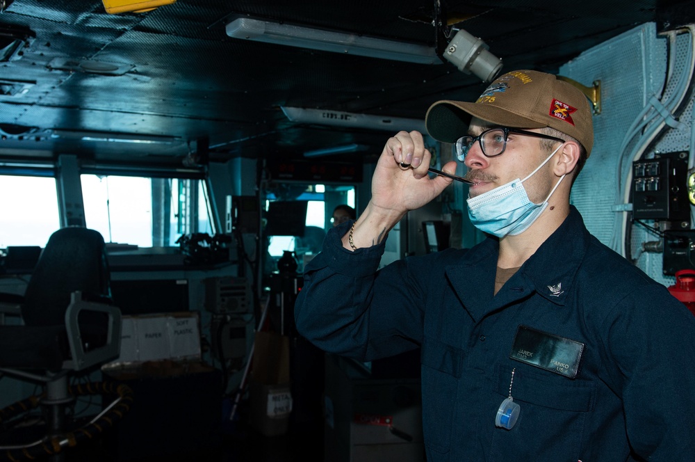 Truman is conducting readiness training in the Atlantic Ocean in preparation for future operations.