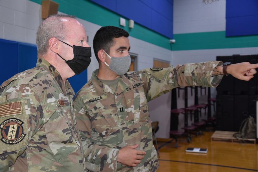 Pa. Air Guard commander visits state's Airmen at Dover Innovative Readiness Training site