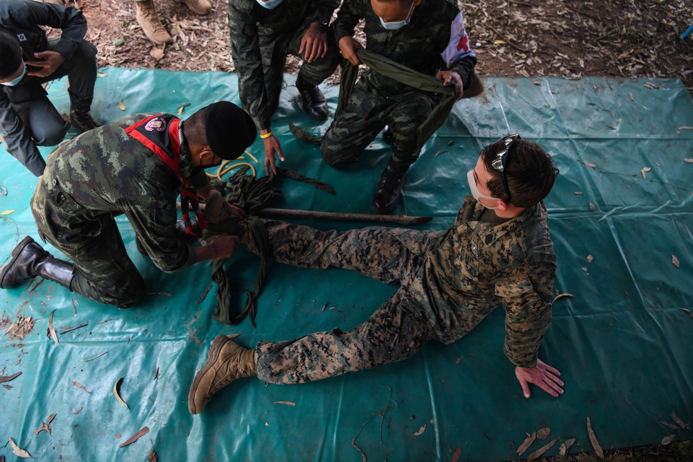 Cobra Gold 21: U.S., Royal Thai Armed Forces conduct field medical training